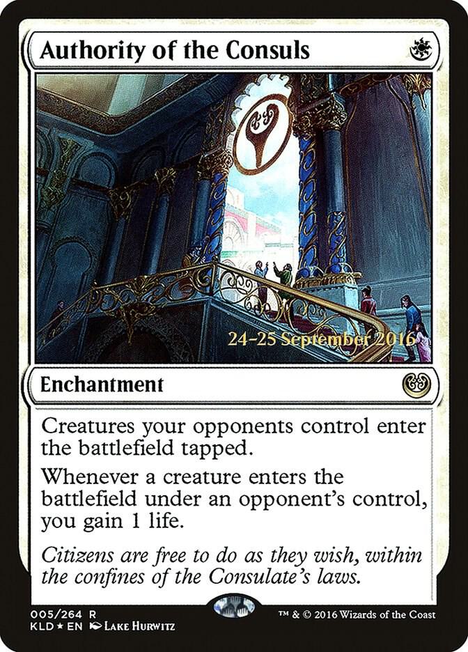 Authority of the Consuls 5 (Prerelease Cards)  - PreRelease Foil | Good Games Modbury