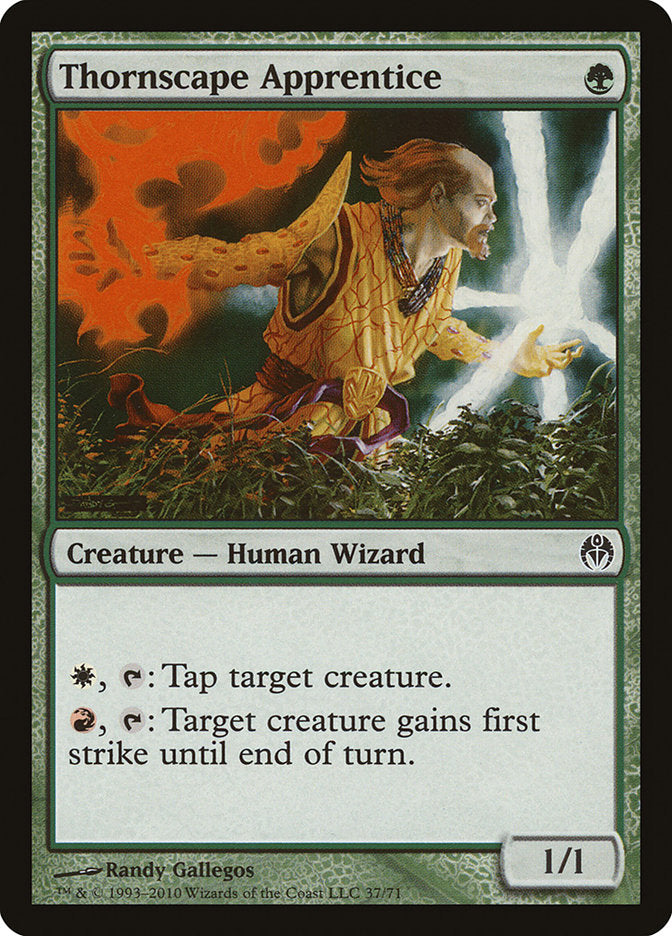 Thornscape Apprentice 37/71 (Duel Decks: Phyrexia vs. the Coalition)  | Good Games Modbury
