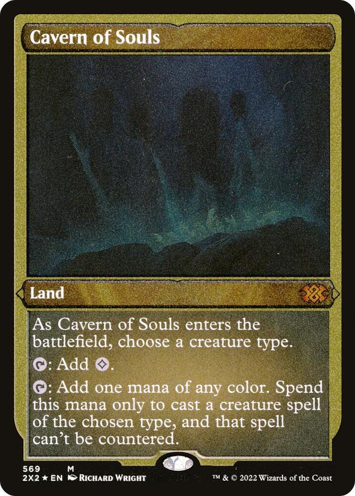 Cavern of Souls Foil Etched 569 (Double Masters 2022)  - Foil | Good Games Modbury