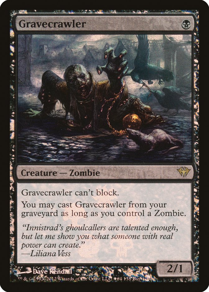 Gravecrawler (Buy-A-Box) [Dark Ascension Promos] | Good Games Modbury