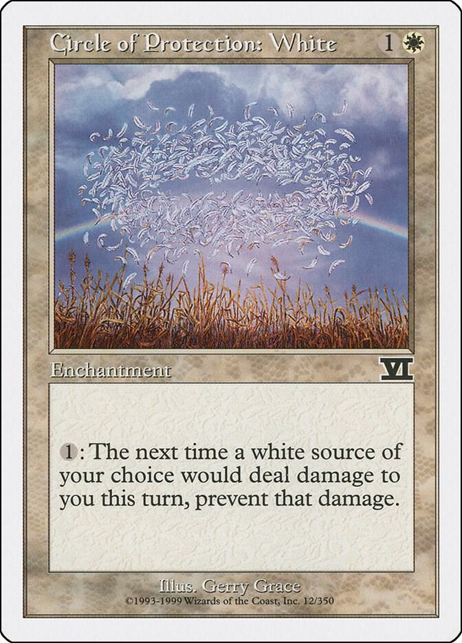 Circle of Protection: White 12/350 (Classic Sixth Edition)  | Good Games Modbury