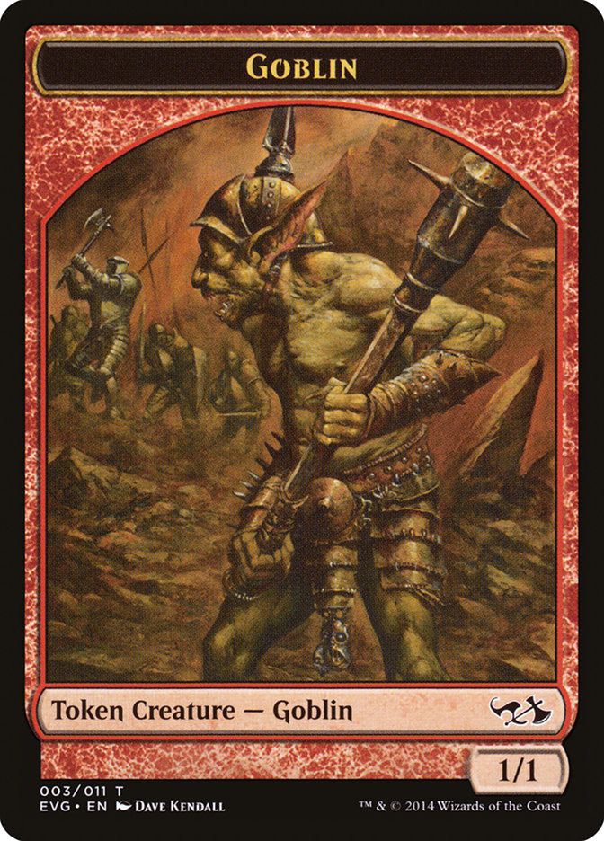 Goblin Token (Elves vs. Goblins) [Duel Decks Anthology Tokens] | Good Games Modbury