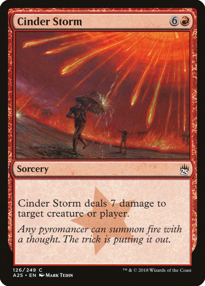 Cinder Storm 126/249 (Masters 25)  | Good Games Modbury