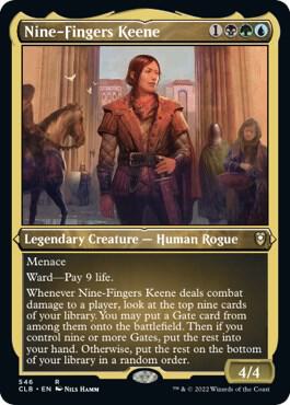 Nine Fingers Keene Foil Etched 546 (Commander Legends: Battle for Baldur's Gate)  - Foil | Good Games Modbury