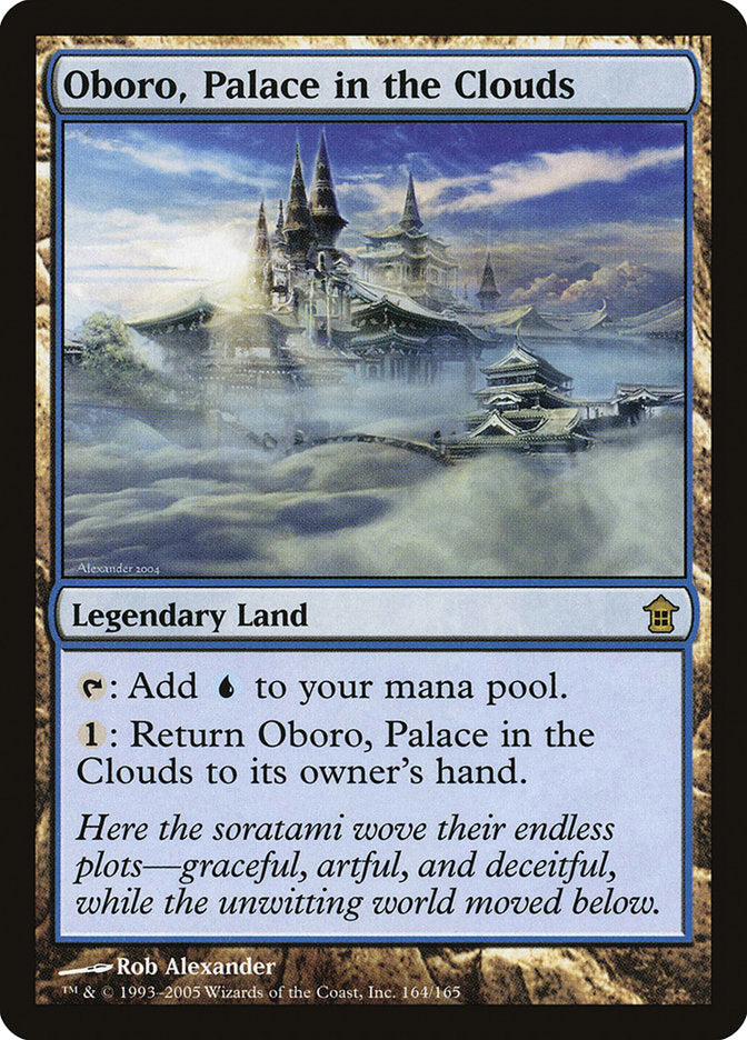 Oboro, Palace in the Clouds 164/165 (Saviors of Kamigawa)  - Foil | Good Games Modbury