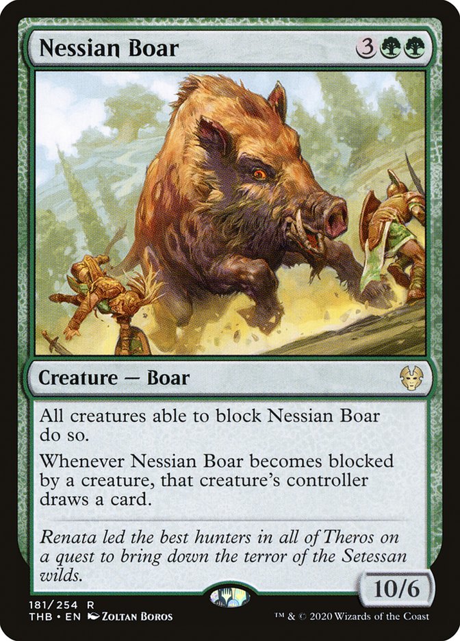 Nessian Boar 181/254 (Theros Beyond Death)  | Good Games Modbury