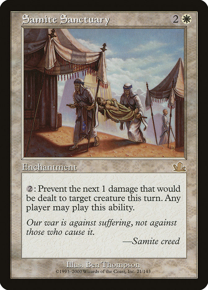 Samite Sanctuary 21/143 (Prophecy)  | Good Games Modbury