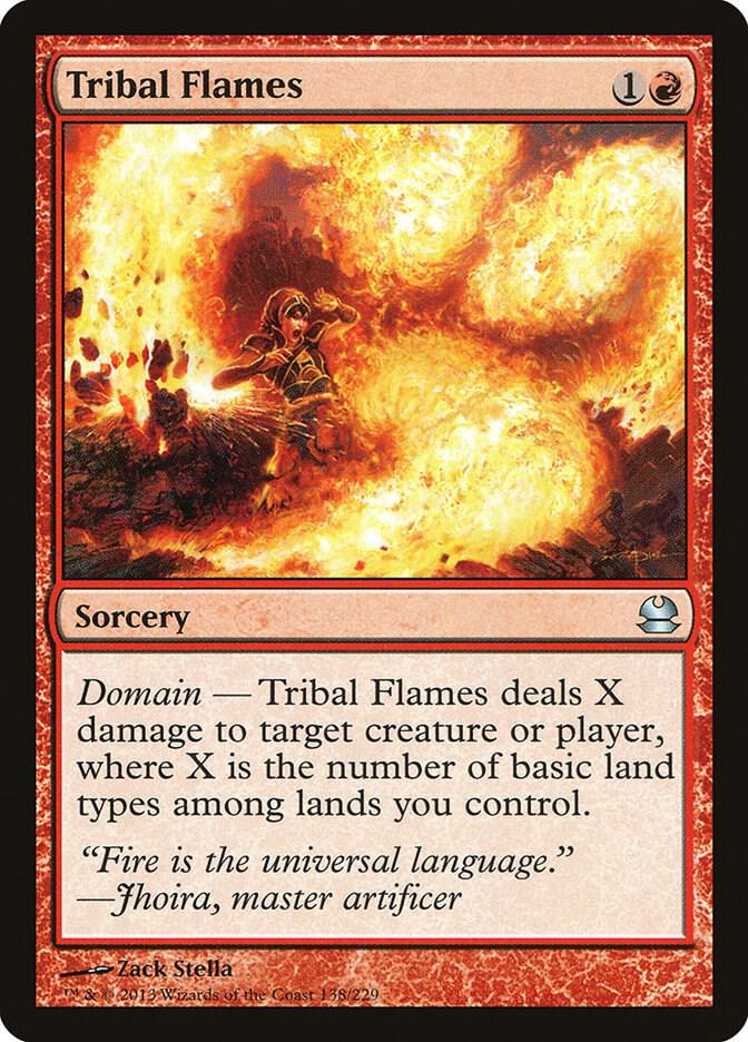 Tribal Flames 138/229 (Modern Masters)  - Foil | Good Games Modbury