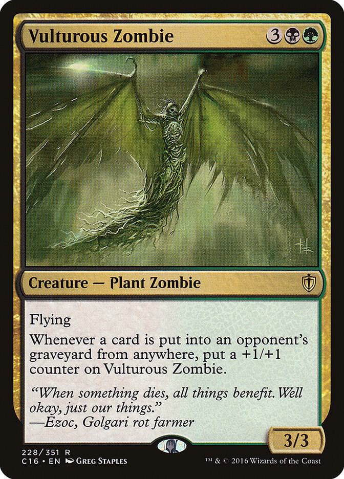 Vulturous Zombie 228/351 (Commander 2016)  | Good Games Modbury