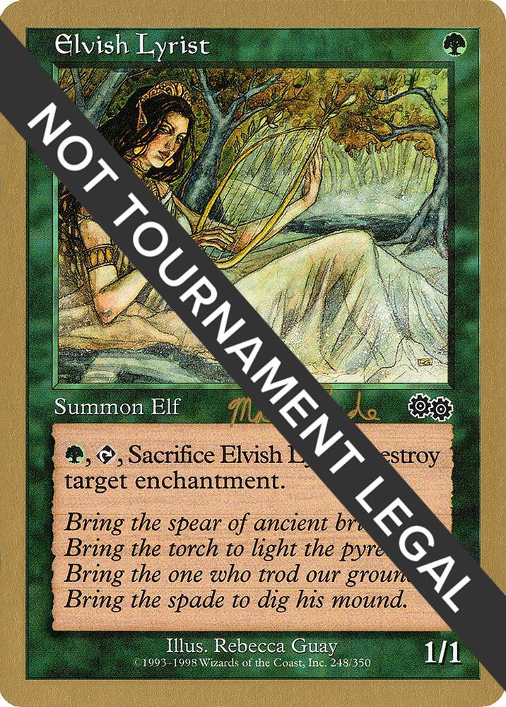 Elvish Lyrist 1999 Matt Linde USG ml248/111 (World Championship Decks)  | Good Games Modbury