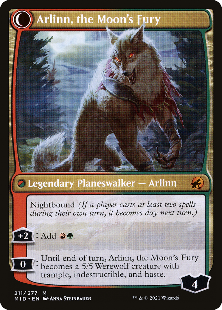 Arlinn, the Pack's Hope // Arlinn, the Moon's Fury [Secret Lair: From Cute to Brute] | Good Games Modbury