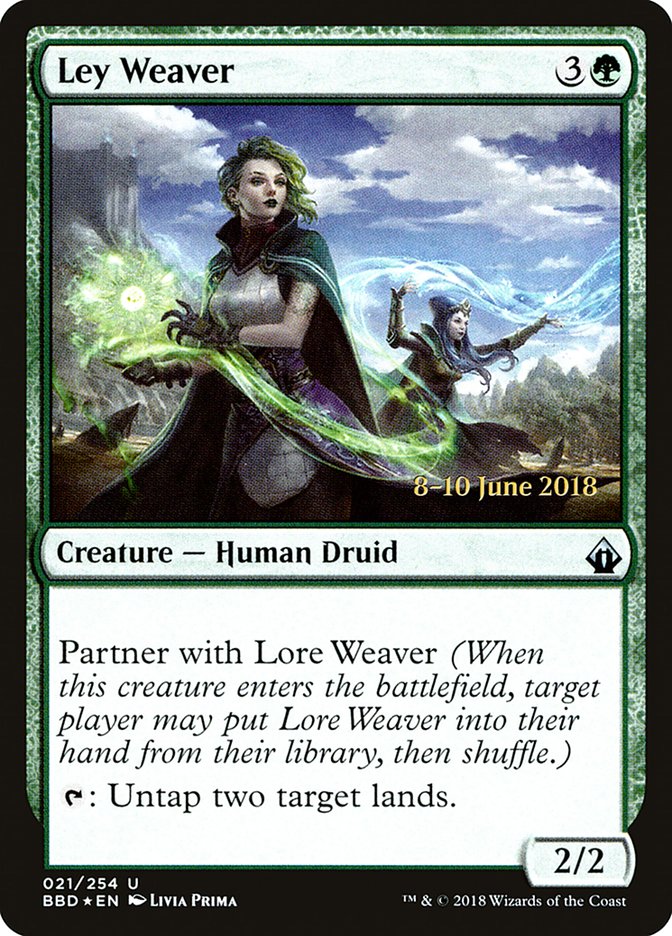 Ley Weaver [Battlebond Prerelease Promos] | Good Games Modbury