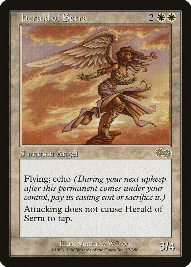 Herald of Serra 17/350 (Urza's Saga)  | Good Games Modbury