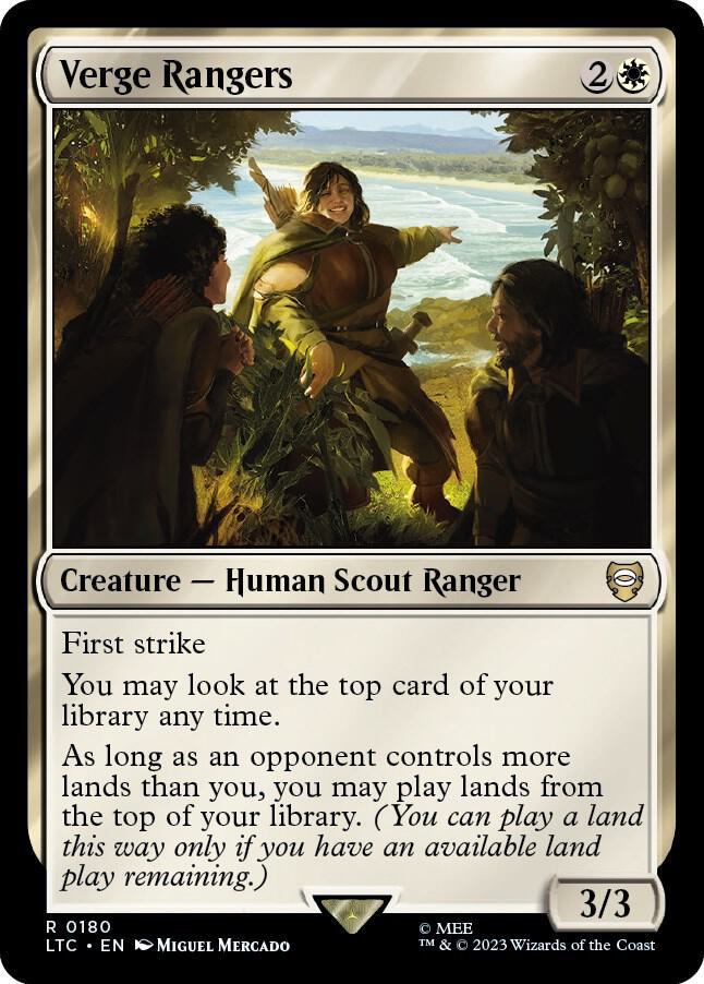 Verge Rangers 180/347 (Commander: The Lord of the Rings: Tales of Middle-earth)  | Good Games Modbury
