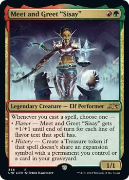 Meet and Greet Sisay Galaxy Foil 458/244 (Unfinity)  - Foil | Good Games Modbury