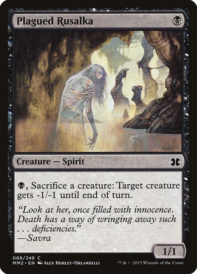 Plagued Rusalka 89/249 (Modern Masters 2015)  - Foil | Good Games Modbury