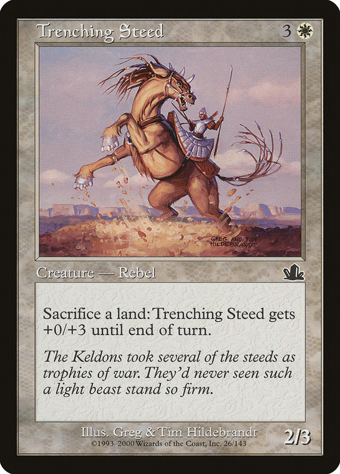Trenching Steed 26/143 (Prophecy)  - Foil | Good Games Modbury