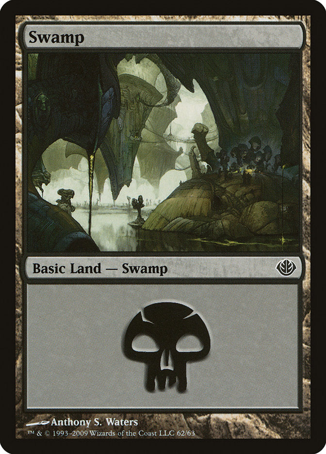 Swamp (62) [Duel Decks: Garruk vs. Liliana] | Good Games Modbury