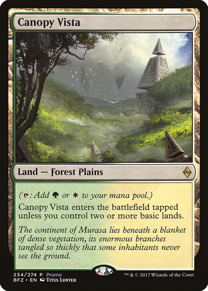 Canopy Vista (Promo) [Battle for Zendikar Standard Series] | Good Games Modbury