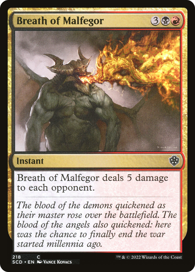 Breath of Malfegor [Starter Commander Decks] | Good Games Modbury