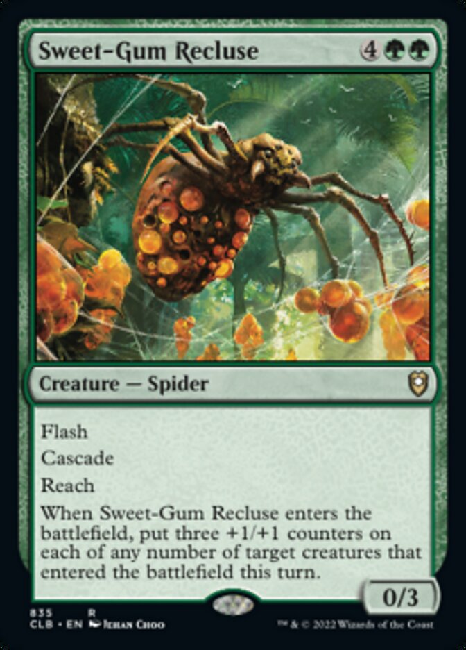 Sweet-Gum Recluse [Commander Legends: Battle for Baldur's Gate] | Good Games Modbury