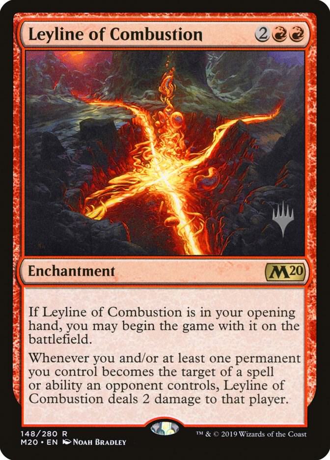 Leyline of Combustion 148p/144 (Promo Pack: Core Set 2020)  - Foil | Good Games Modbury