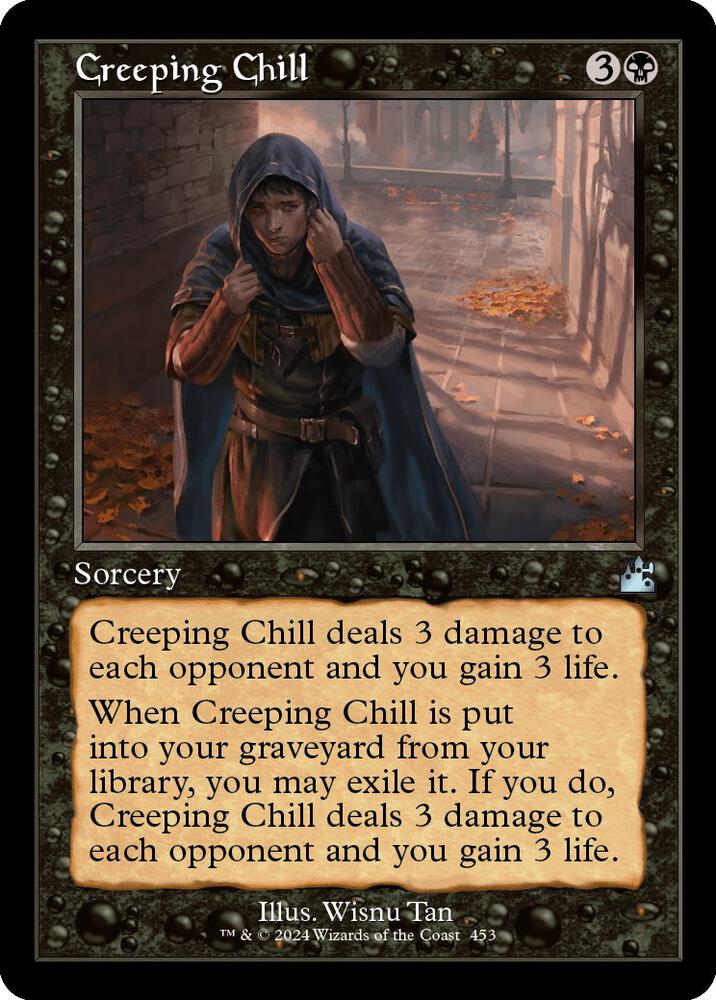 Creeping Chill 453/291 (Ravnica Remastered)  - Retro | Good Games Modbury