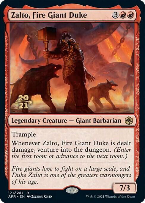 Zalto Fire Giant Duke 171s/241 (Prerelease Cards)  - Foil | Good Games Modbury