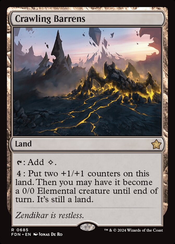 Crawling Barrens 685/291 (Foundations)  | Good Games Modbury
