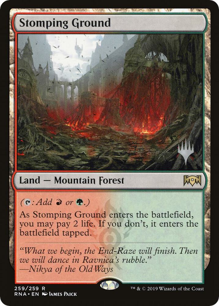 Stomping Ground 259p/81 (Promo Pack: Throne of Eldraine)  | Good Games Modbury