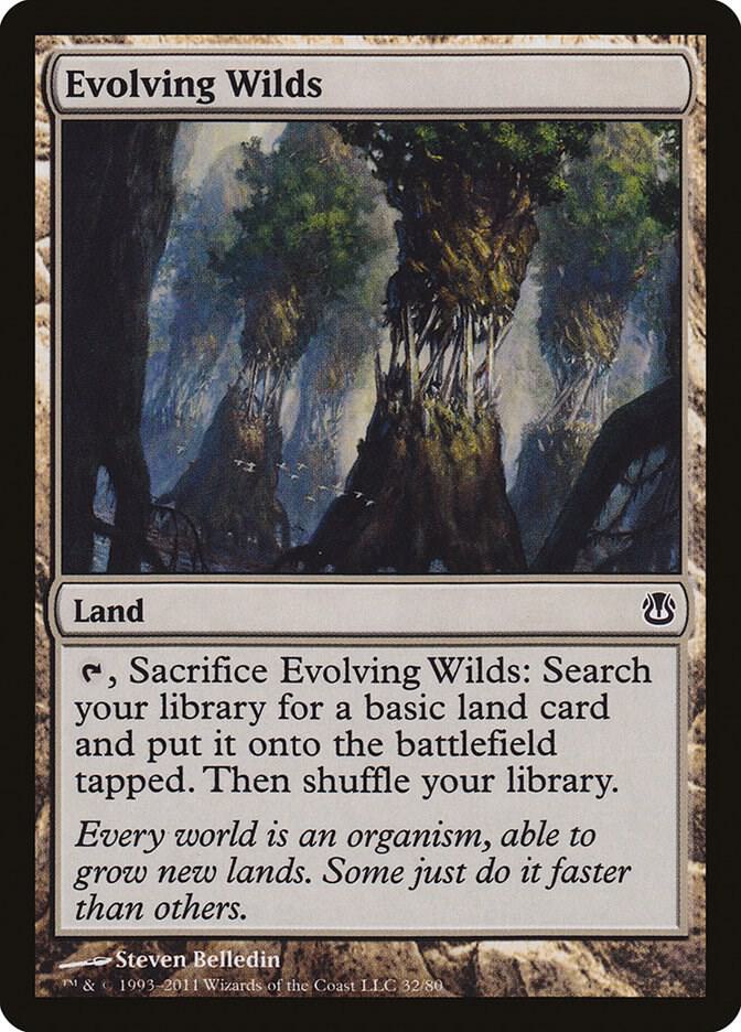 Evolving Wilds 32/80 (Duel Decks: Ajani vs. Nicol Bolas)  | Good Games Modbury