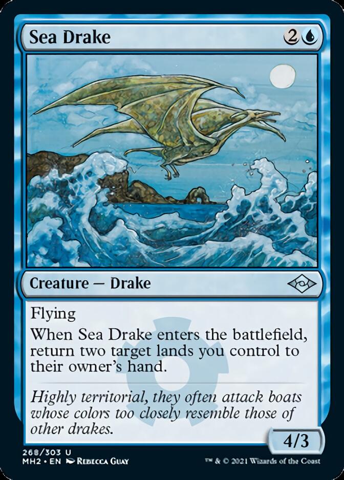 Sea Drake (Foil Etched) [Modern Horizons 2] | Good Games Modbury