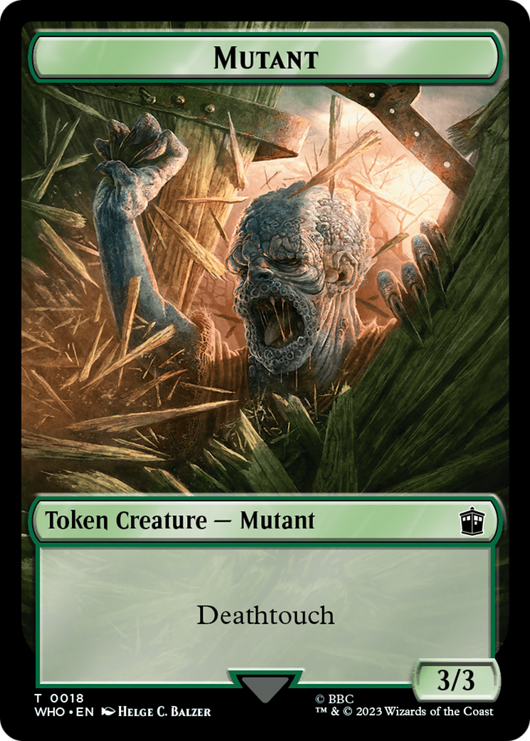 Copy // Mutant Double-Sided Token [Doctor Who Tokens] | Good Games Modbury