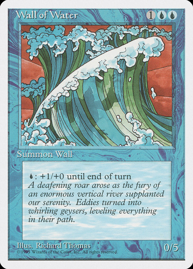 Wall of Water 114/378 (Fourth Edition)  | Good Games Modbury