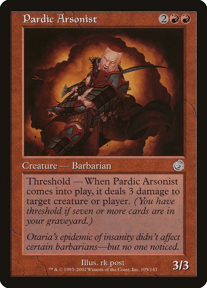 Pardic Arsonist 105/143 (Torment)  - Foil | Good Games Modbury