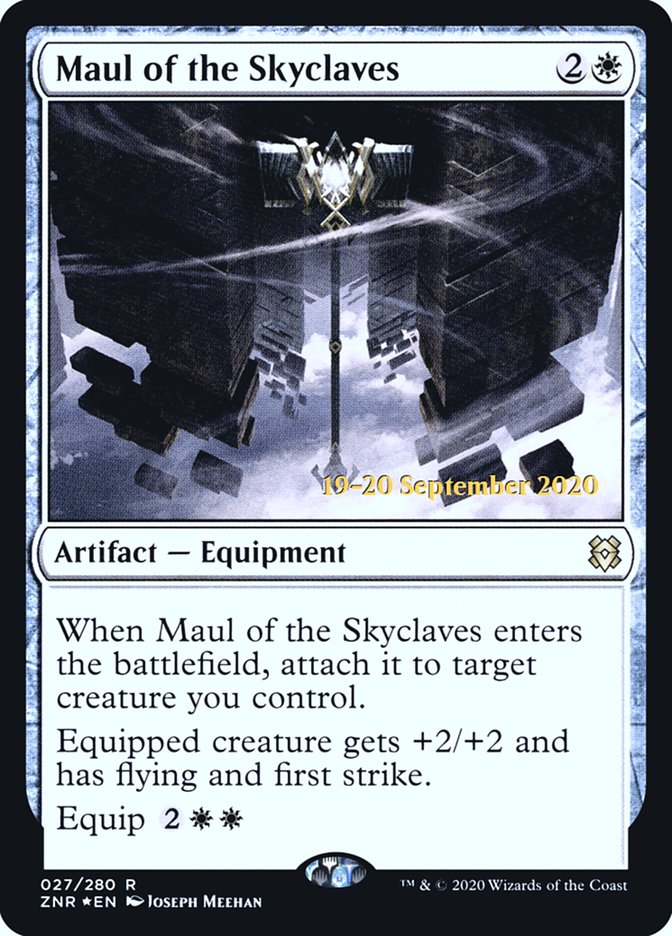 Maul of the Skyclaves [Zendikar Rising Prerelease Promos] | Good Games Modbury