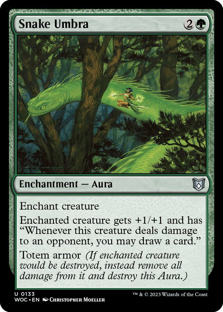 Snake Umbra 133/173 (Commander: Wilds of Eldraine)  | Good Games Modbury