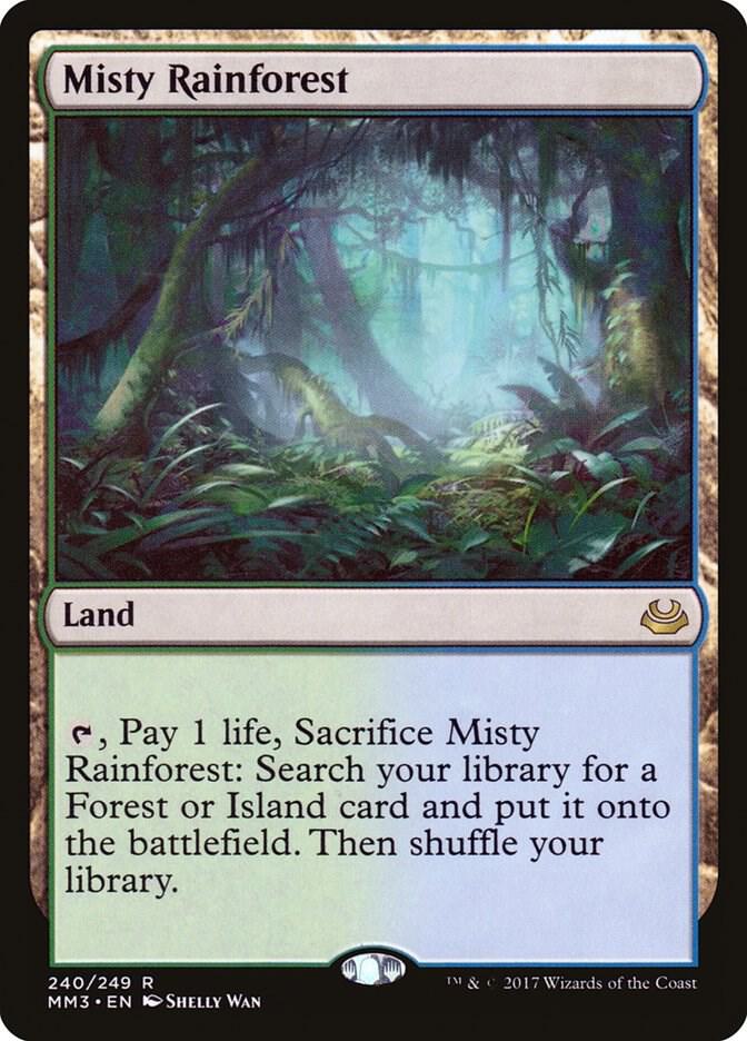 Misty Rainforest 240/249 (Modern Masters 2017)  - Foil | Good Games Modbury