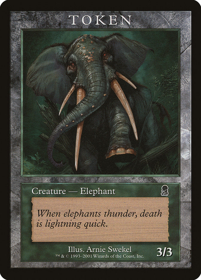 Elephant Token [Magic Player Rewards 2002] | Good Games Modbury