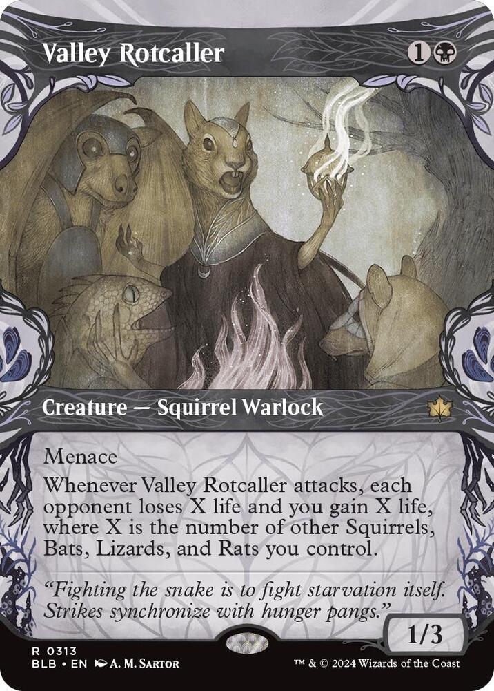 Valley Rotcaller 313 (Bloomburrow)  - Showcase Foil | Good Games Modbury