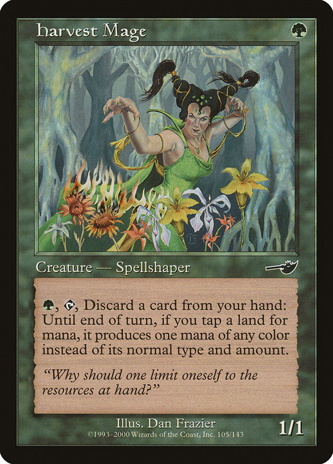 Harvest Mage 105/143 (Nemesis)  - Foil | Good Games Modbury