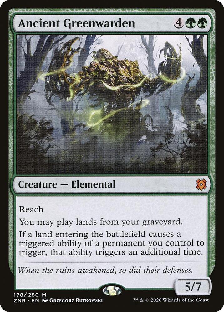 Ancient Greenwarden 178/280 (Zendikar Rising)  | Good Games Modbury