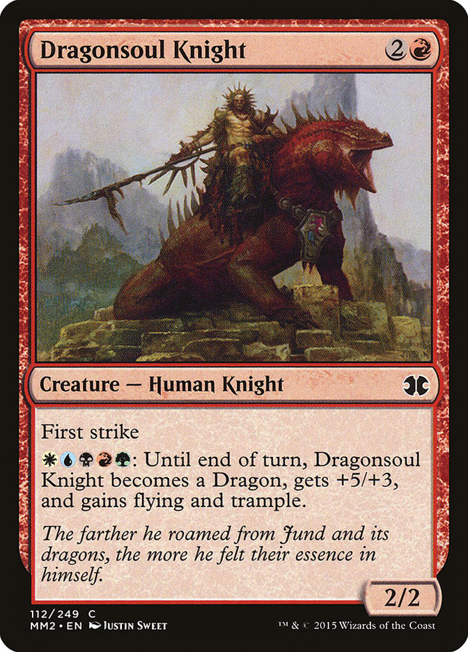 Dragonsoul Knight 112/249 (Modern Masters 2015)  | Good Games Modbury