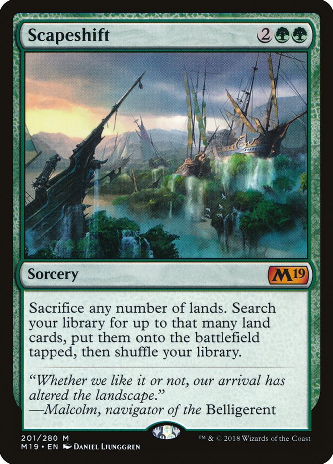Scapeshift 201/280 (Core Set 2019)  | Good Games Modbury
