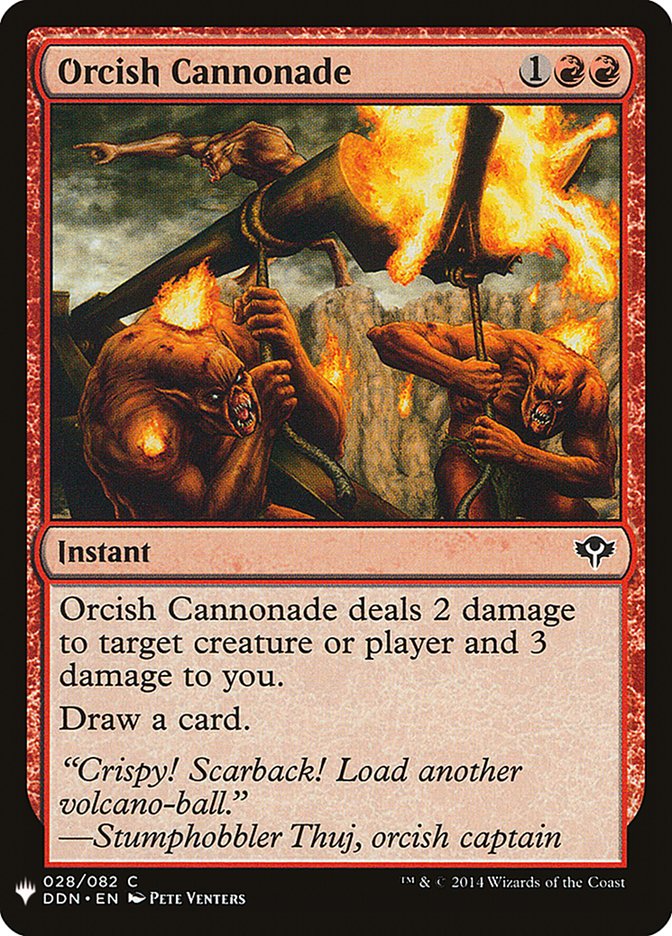 Orcish Cannonade [Mystery Booster] | Good Games Modbury