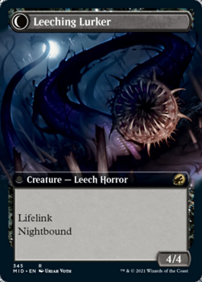 Curse of Leeches // Leeching Lurker (Extended Art) [Innistrad: Midnight Hunt] | Good Games Modbury