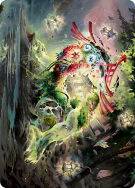 Go Shintai of Lifes Origin Art Card 26 (Art Series: Kamigawa: Neon Dynasty)  | Good Games Modbury