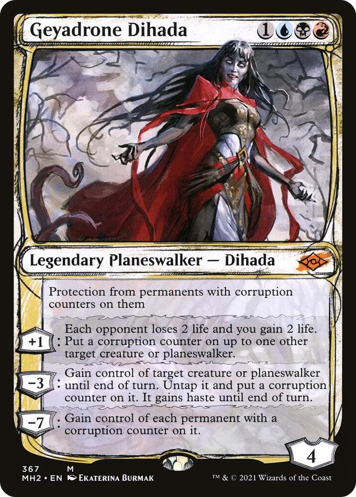 Geyadrone Dihada Showcase 367 (Modern Horizons 2)  - Foil | Good Games Modbury