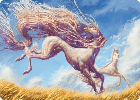 Nyxborn Unicorn Art Card 1 (Art Series: Modern Horizons 3)  | Good Games Modbury