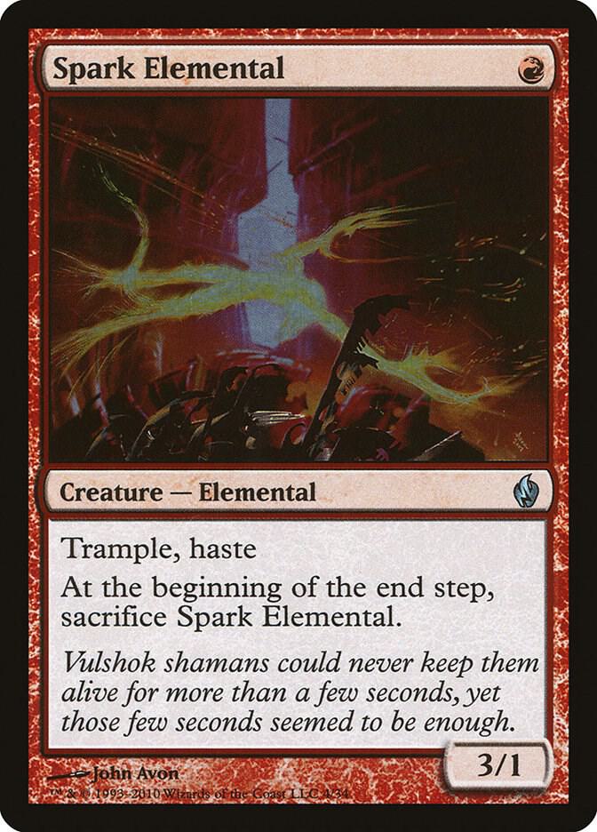 Spark Elemental 4/34 (Premium Deck Series: Fire and Lightning)  - Foil | Good Games Modbury